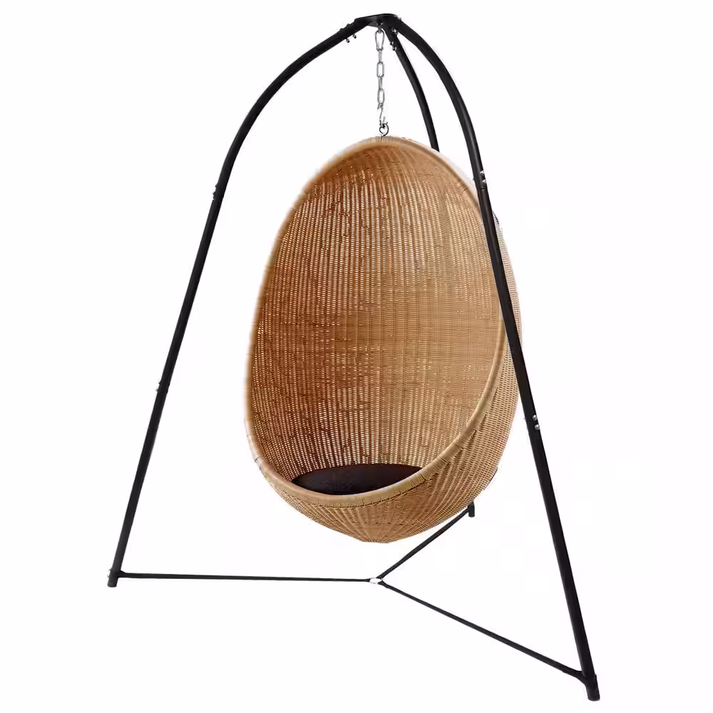 Sorbus 7 ft. Tripod Hanging Chair Stand Metal Hammock Stand in Black