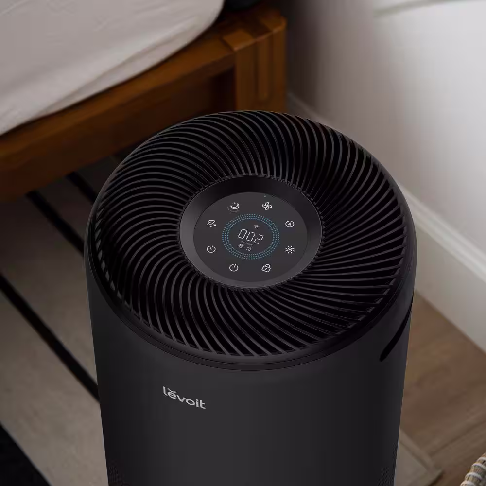 LEVOIT PlasmaPro 400S Smart 403 sq.ft. True HEPA Air Purifier in Black