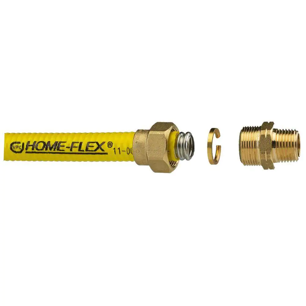 HOME-FLEX 3/4 in. CSST x 3/4 in. MIPT Brass Male Adapter