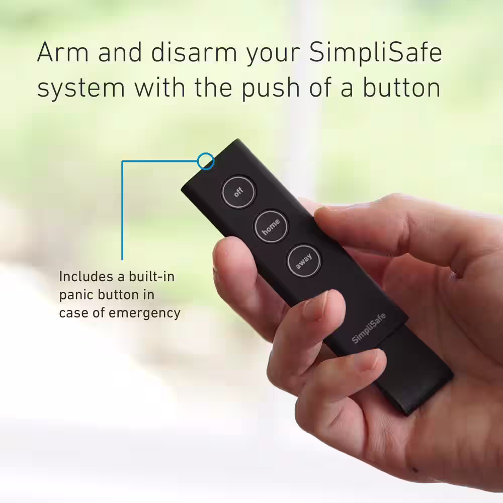 SimpliSafe KeyFob (Battery) with Smart Wi-Fi Connectivity for SimpliSafe Home Security System (1-Pack)