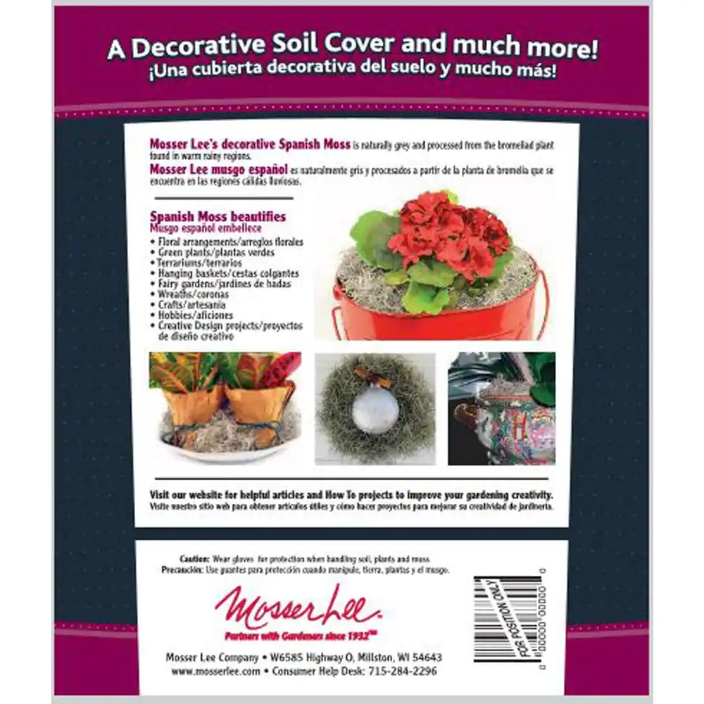 Mosser Lee 250 cu. in. Spanish Moss Soil Cover