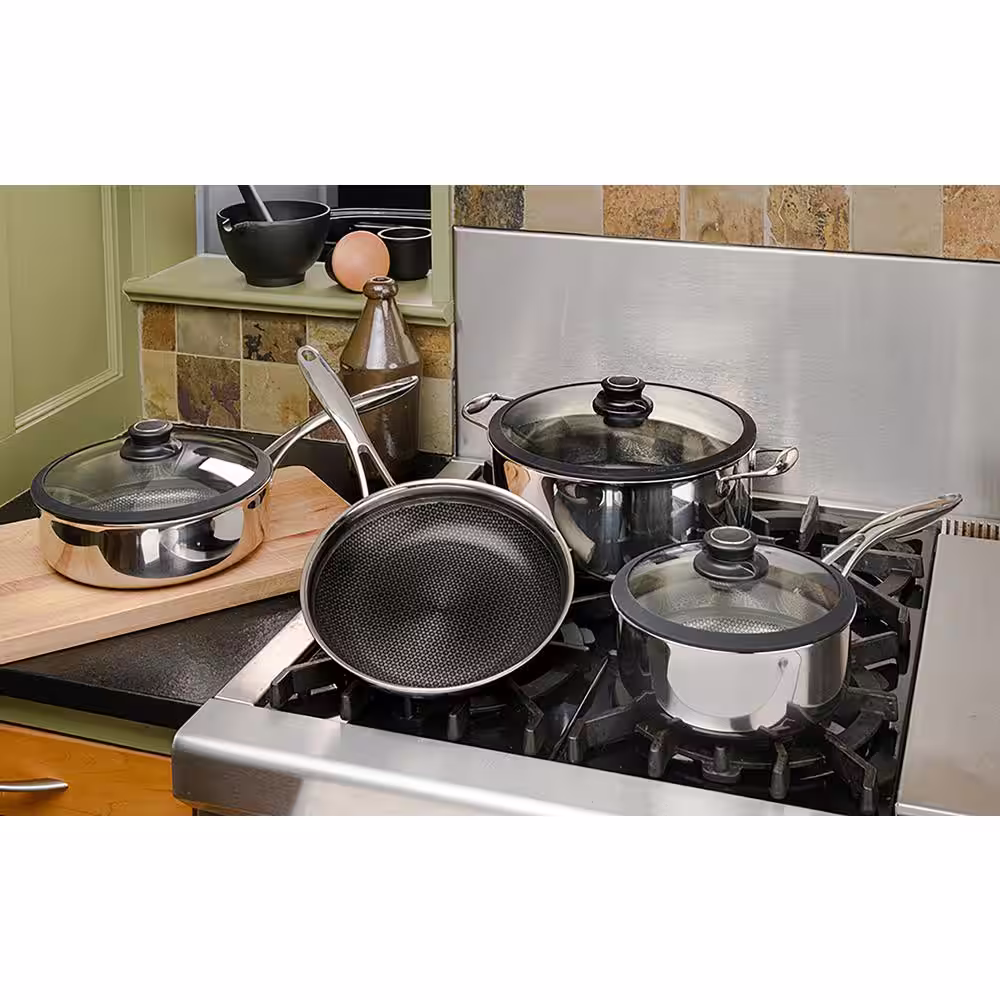 Black Cube 7-Piece Hybrid Quick Release Cookware Set
