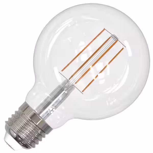 Bulbrite 60-Watt Equivalent Dimmable G25 Vintage Edison LED Light Bulb with Medium (E26) Base, 3000K, (8-Pack)