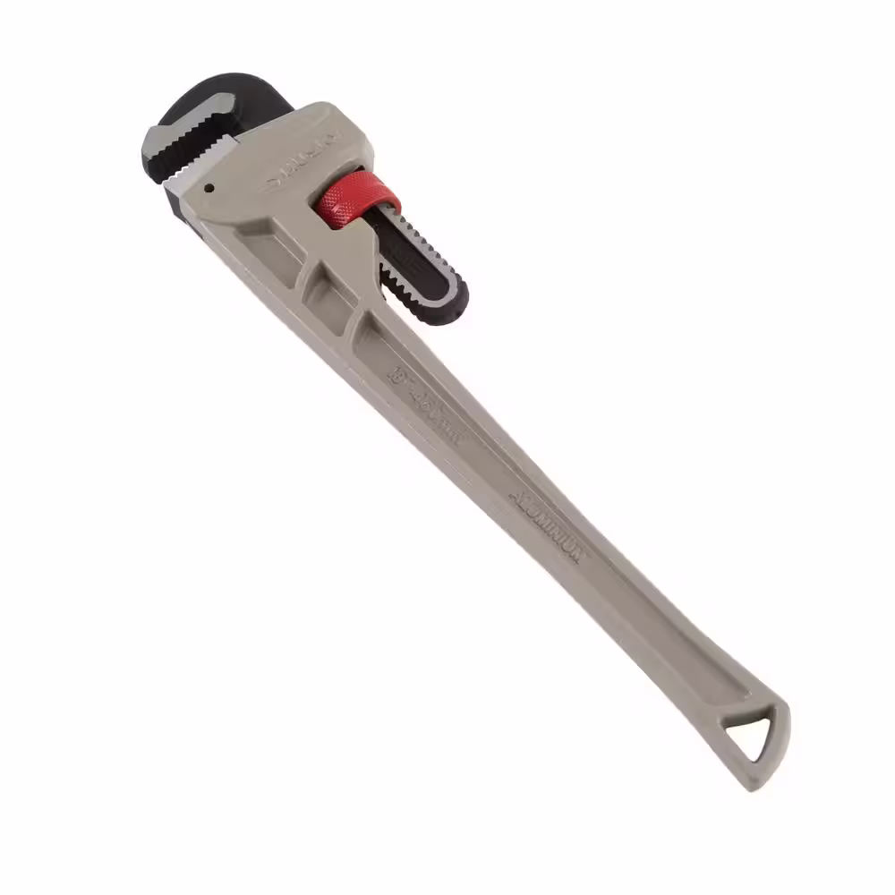 Husky 24 in. Aluminum Pipe Wrench with 2-1/2 in. Jaw Capacity