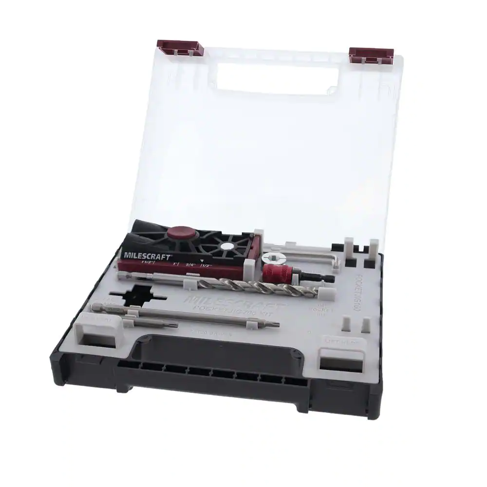 Milescraft PocketJig200 Complete Pocket Hole Jig Kit - Double Barrel