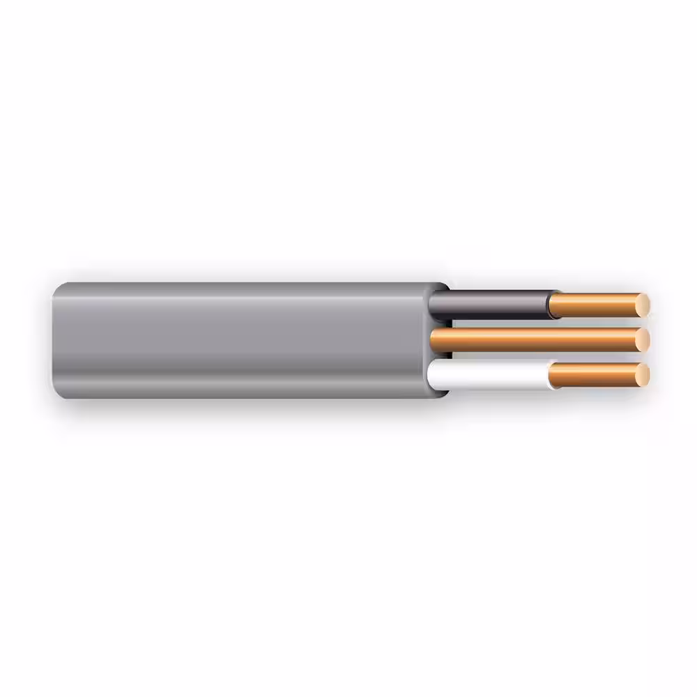 Cerrowire 500 ft. 8/2 Gray Solid CerroMax Copper UF-B Cable with Ground Wire