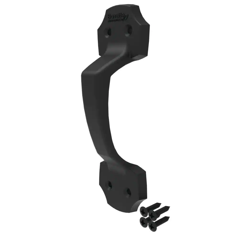 Barrette Outdoor Living 7.875 in. Black Gate Handle