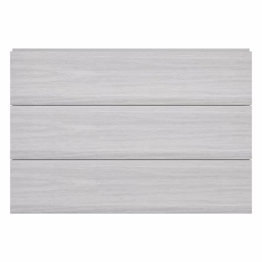 NewTechWood All Weather System 5.5 in. x 96 in. Icelandic Smoke White Composite Siding Board (14-Pack)