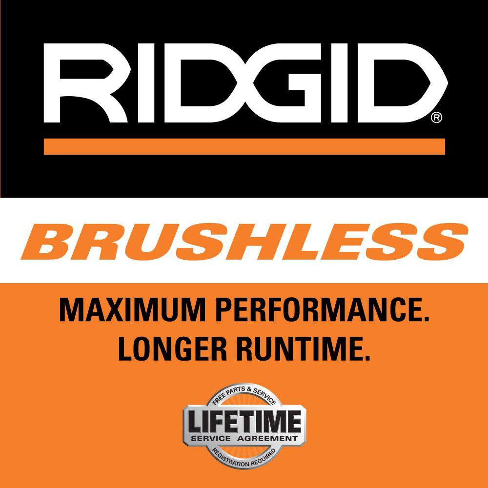 RIDGID 18V Brushless Cordless Blower Kit with 8.0 Ah MAX Output EXP Lithium-Ion Battery