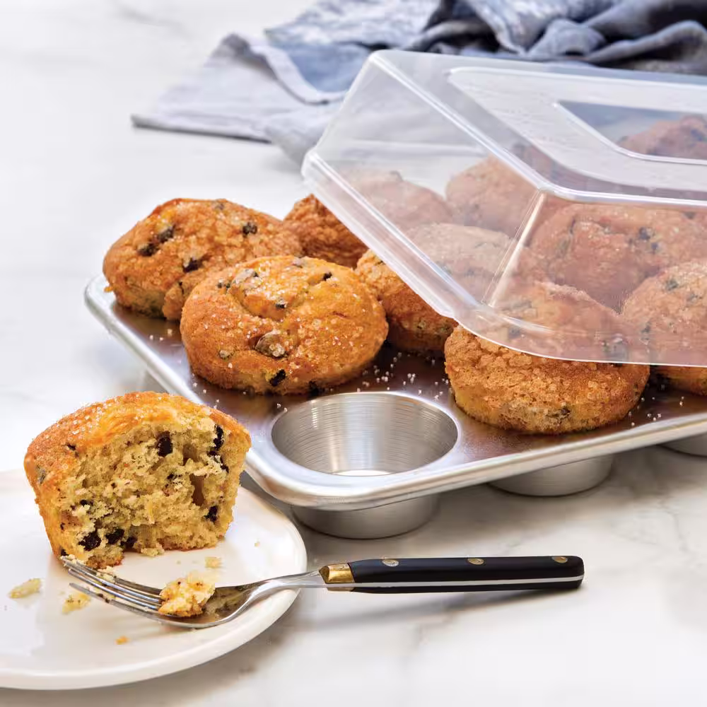 Nordic Ware 12-Cup Muffin Pan with High-Domed Lid
