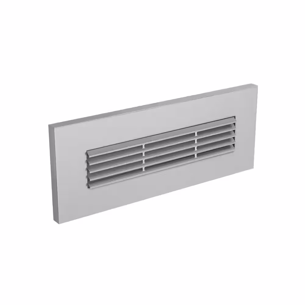 Generation Lighting Louver Hardwired Satin Nickel Amber LED Turtle Friendly Stair Light