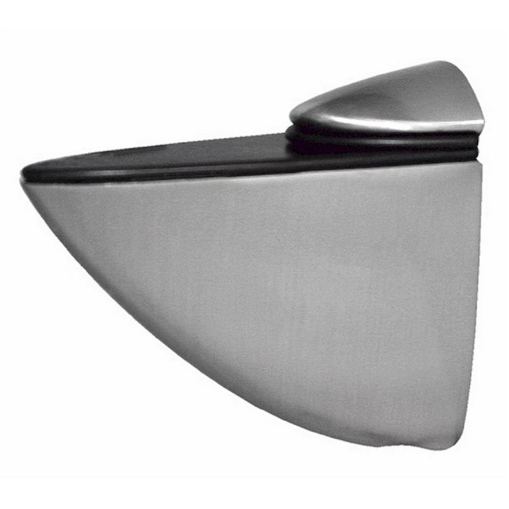 Vincenza Curvo 8 in. x 40 in. Opaque Glass Shelf with 2 Pelican Brackets