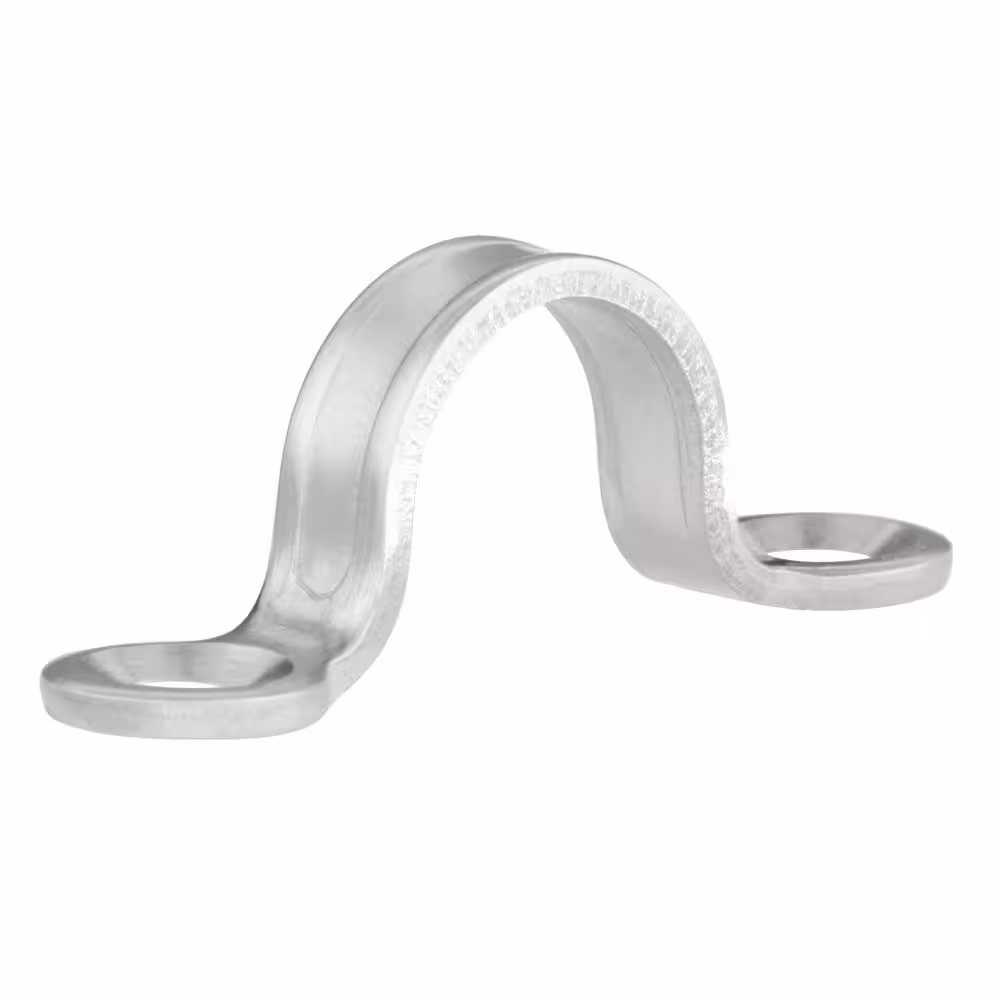Everbilt 7/16 in. x 1-3/4 in. 316 Grade Stainless Steel Eye Strap (2-Pack)