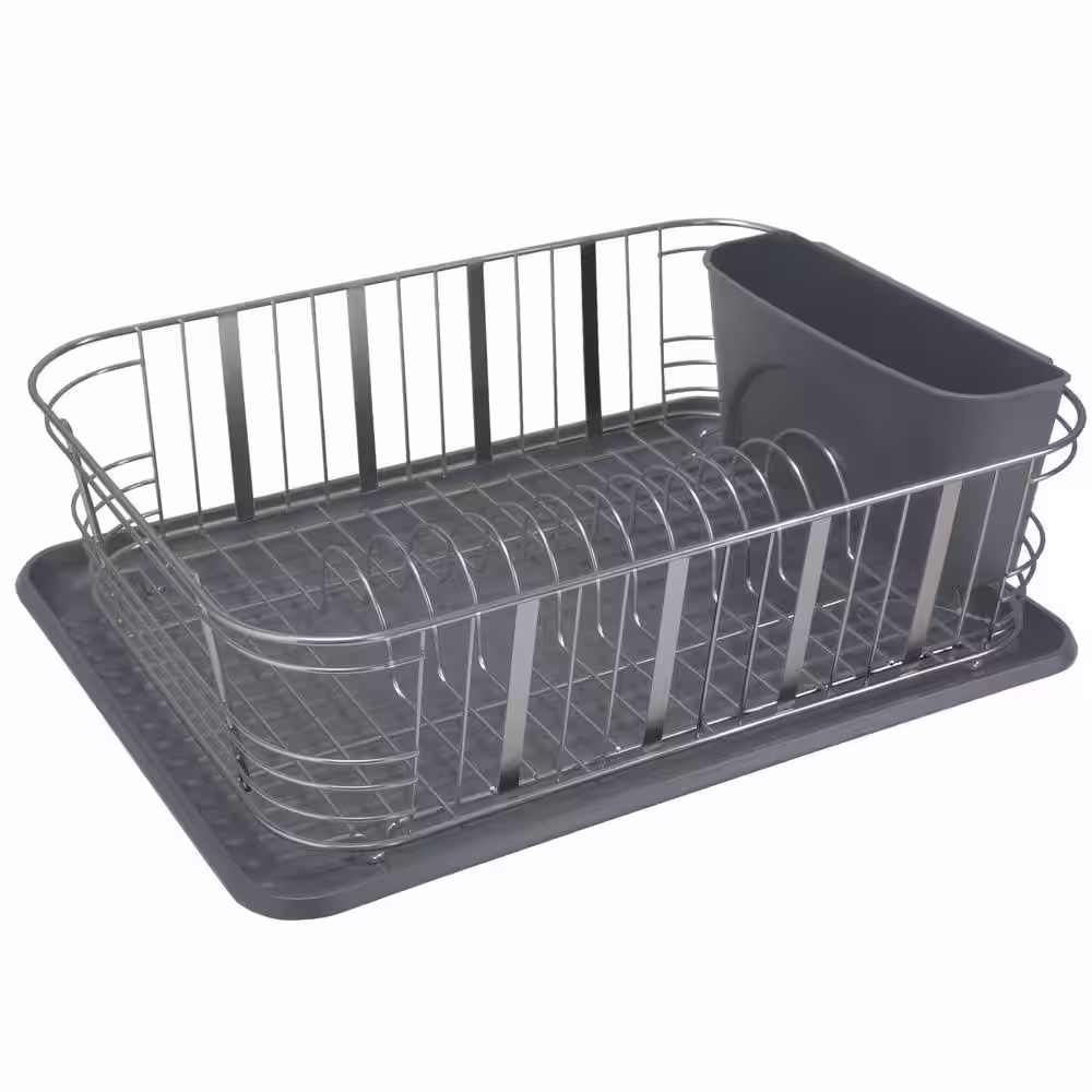 Laura Ashley Aristo Dish Rack Set in Satin