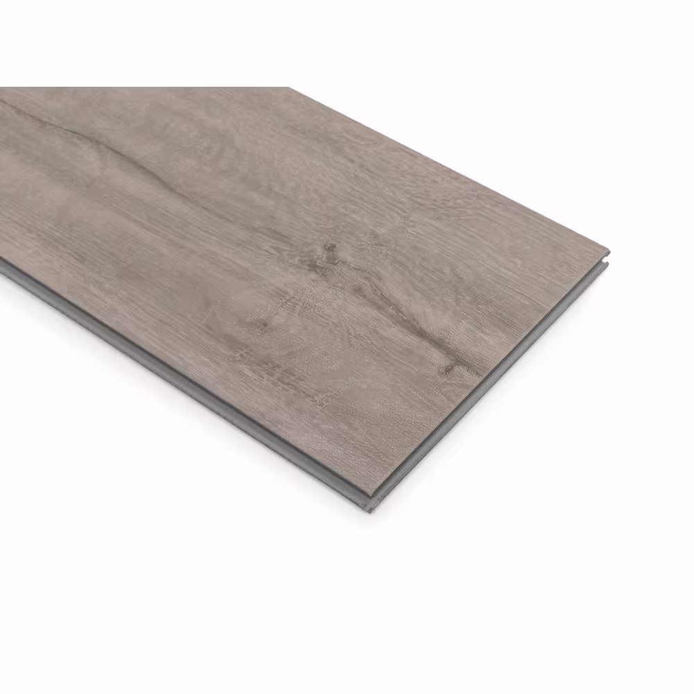 NewAge Products Grey Oak 20 MIL x 8.9 in. W x 46 in. L Click Lock Water Resistant Luxury Vinyl Plank Flooring (23 sqft/case)