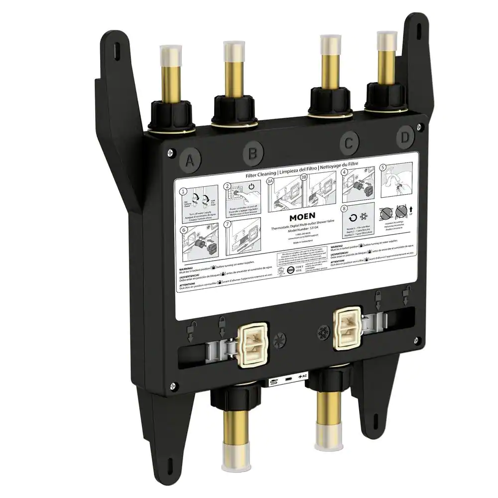 MOEN Smart Shower 4-Outlet Digital Thermostatic Shower Valve