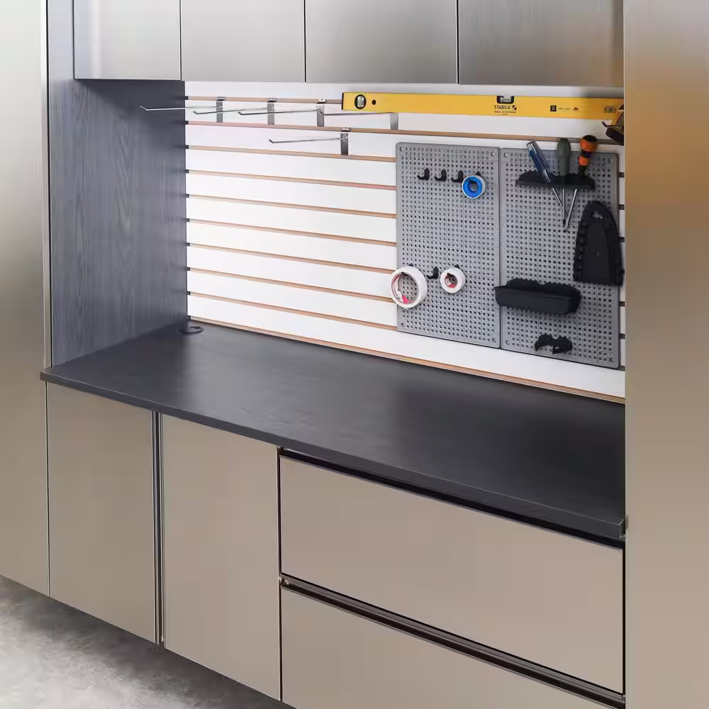 Klair Living Nova Series Work Top in Dark Gray 63 in. W x 1 in. H x 20 in. D