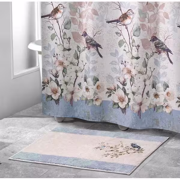 Avanti Linens Love Nest 20 in. x 30 in. Bath Rug in Multicolor