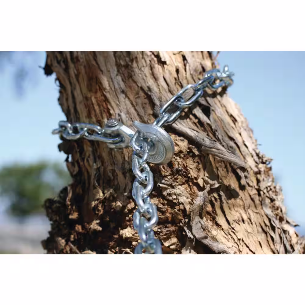 Everbilt 3/16 in. x 100 ft. Grade 30 Zinc Plated Steel Proof Coil Chain