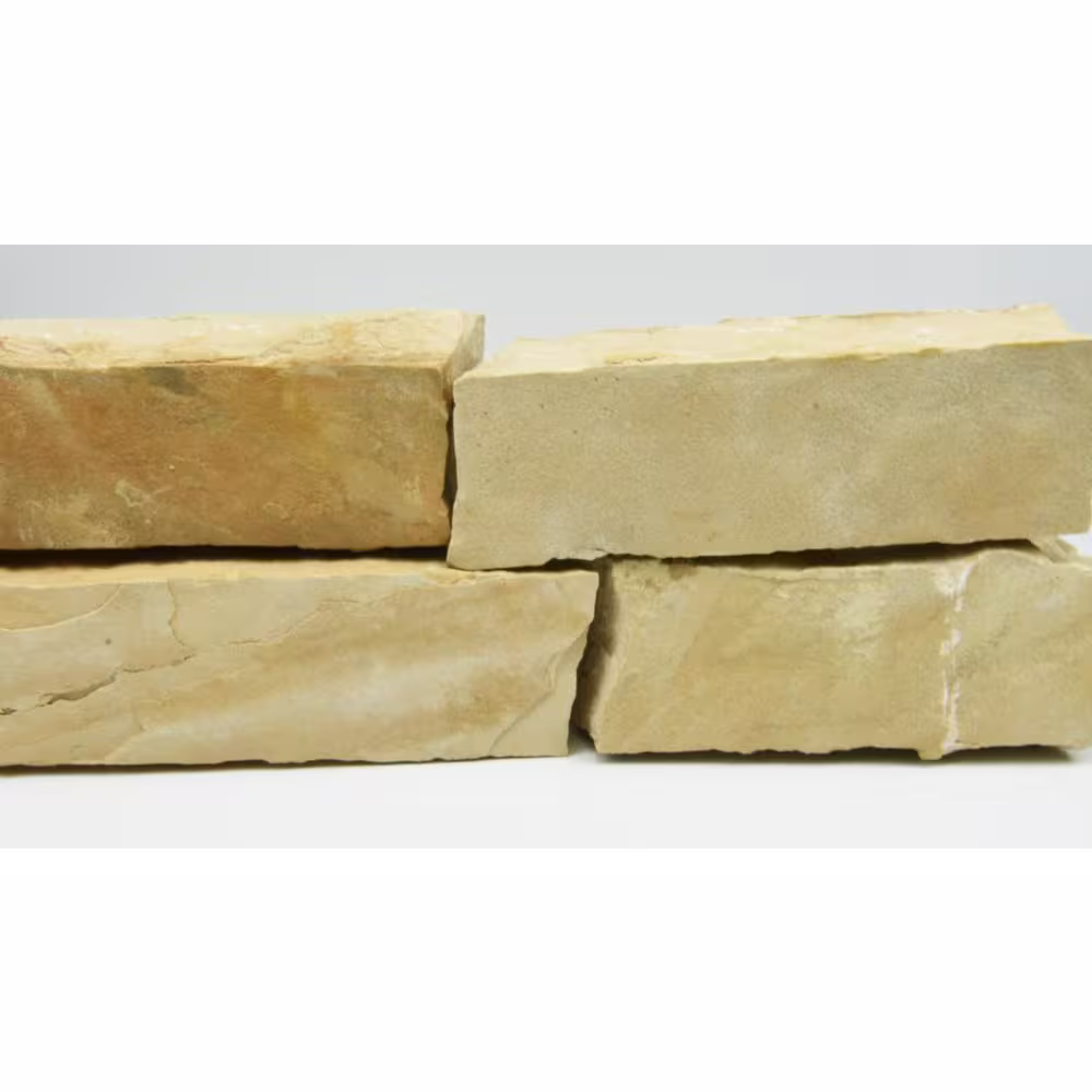 Southwest Boulder & Stone Approx 4 in. W x 4 in. Tall 500 lbs. Beige Buff Natural Finish Ledgestone Natural Stone Tree Wall Edging Various Length