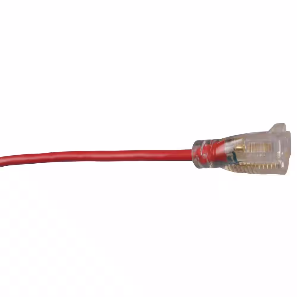 Southwire 25 ft. 14/3 SJTW Heavy-Duty 15 Amp General Purpose Extension Cord with Lighted End