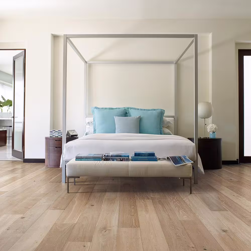 Malibu Wide Plank Dunes French Oak 1/2 in. T x 7.5 in. W Water Resistant Wire Brushed Engineered Hardwood Flooring (1399.2 sq. ft./pallet)