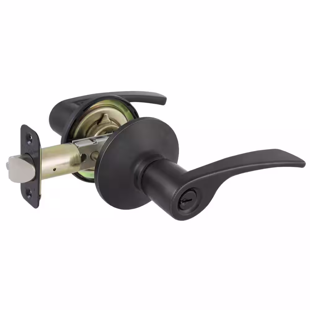 Defiant Kensington Matte Black Keyed Entry Door Handle