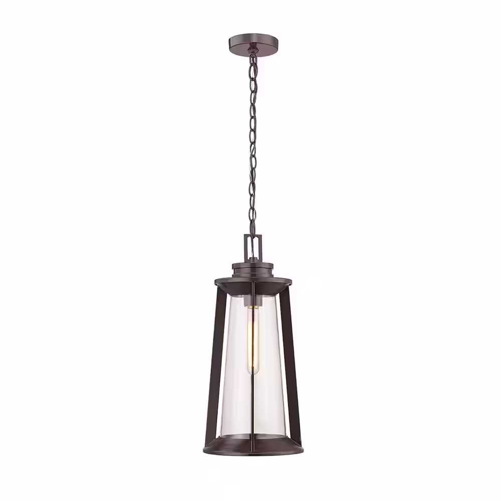 Millennium Lighting Bolling 9.5 in 1-Light Powder Coat Bronze Outdoor with Clear Glass