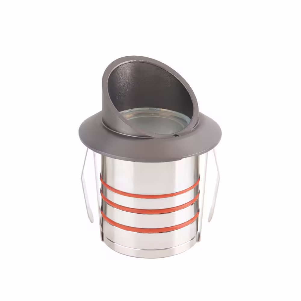 None Inground Indicator Light Low-Voltage Bronze LED with 2700K Color Temp
