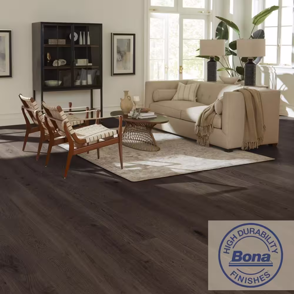 ASPEN FLOORING Mink White Oak 9/16 in. T x 8.66 in. W Water Resistant Wire Brush Engineered Hardwood Flooring (937.5 sqft/pallet)