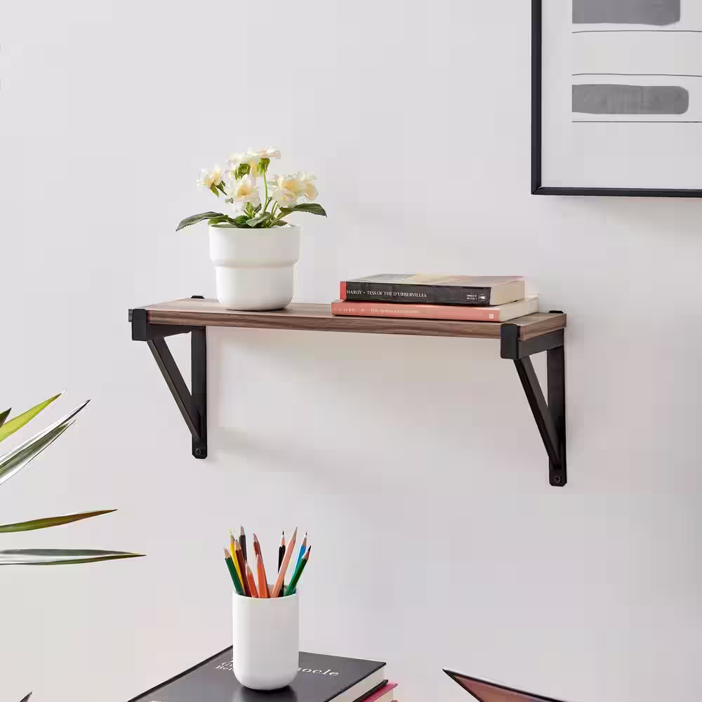 DANYA B Genoa Shelf on Triangular Bracket