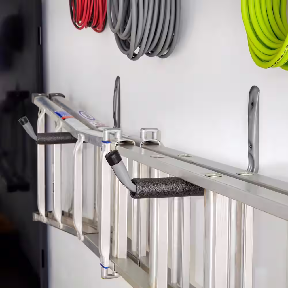 Everbilt Heavy-Duty Steel-Padded Wall-Mounted Arm Hangers (4-Pack)