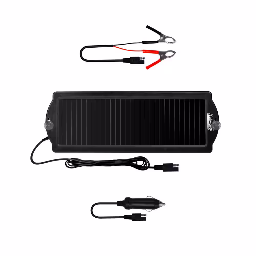 Coleman 2-Watt 12-Volt Solar Battery Maintainer
