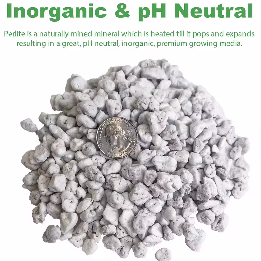 Viagrow 1 cu. ft. Perlite Coarse and Chunky Grade 29.9 Qt./ 28 L/7.5 Gal./3.63 Kg (80-Pack)