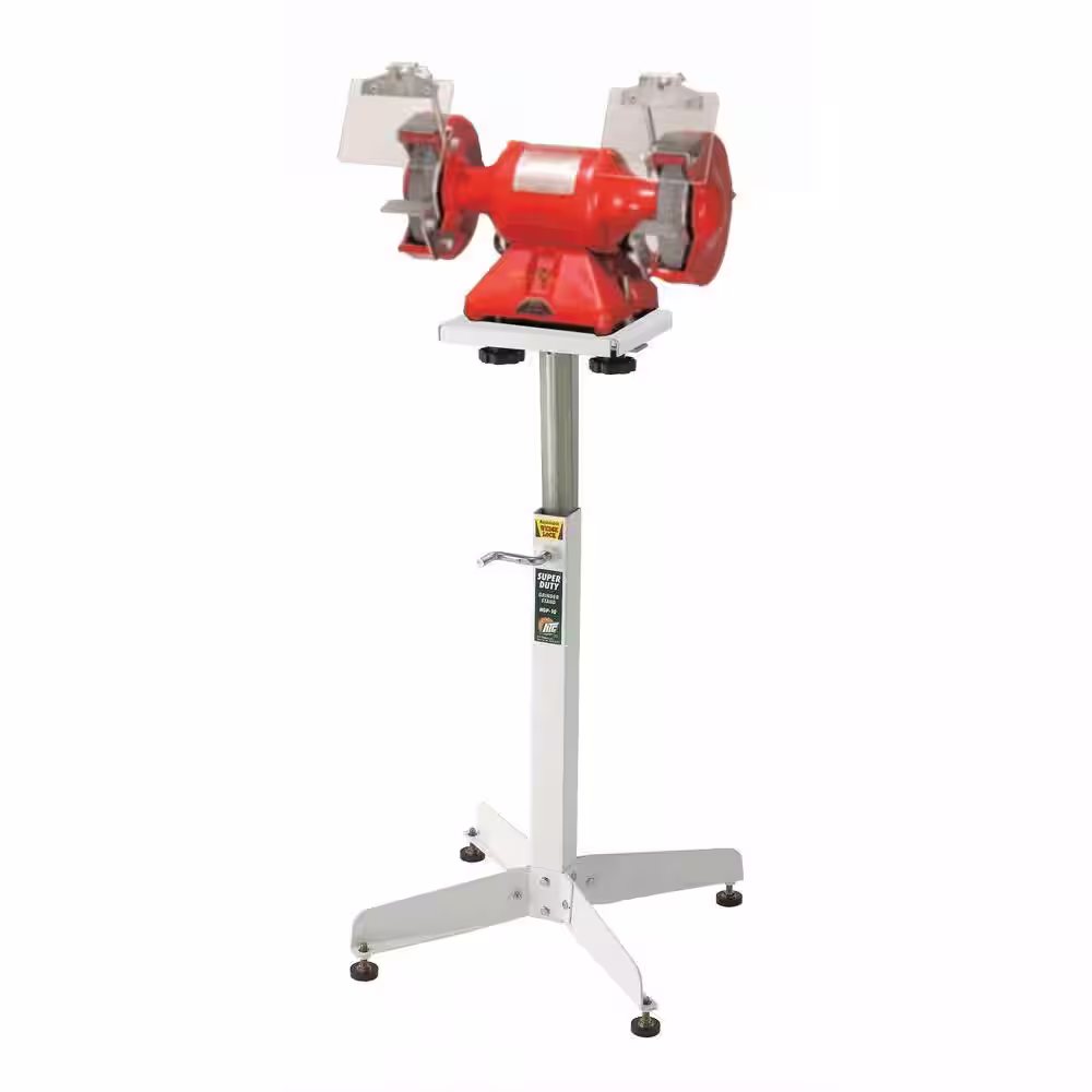 HTC 8.5 in. x 9.5 in. H Powder Coated Steel Grinder Stand