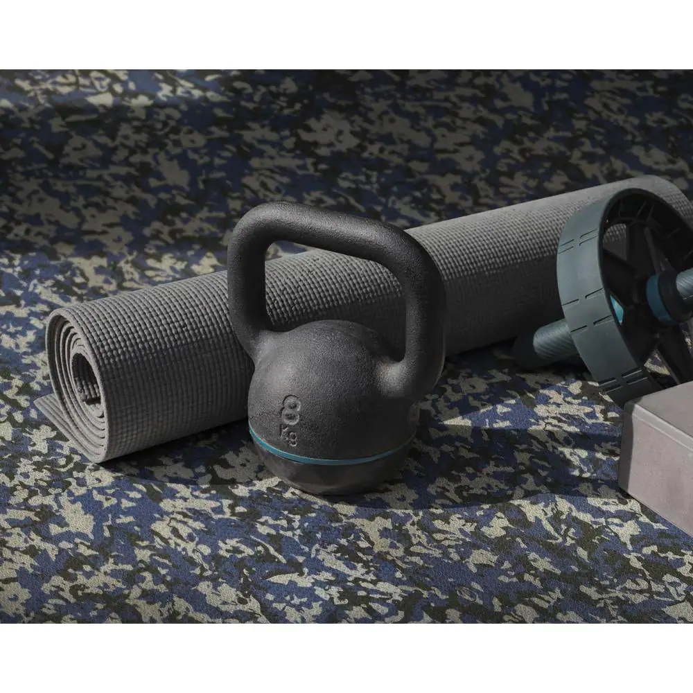 Norsk Blue Camo 25 in. x 25 in. x 0.55 in. Dual Sided Impact Foam Gym Tile (17.35 sq. ft.)