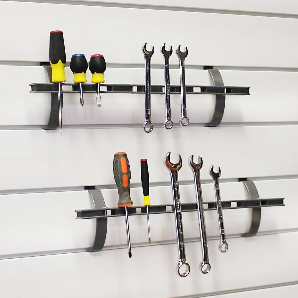 Proslat Heavy Duty 6 in. H x 21 in. W Magnetic Tool Holder (2-Pack)