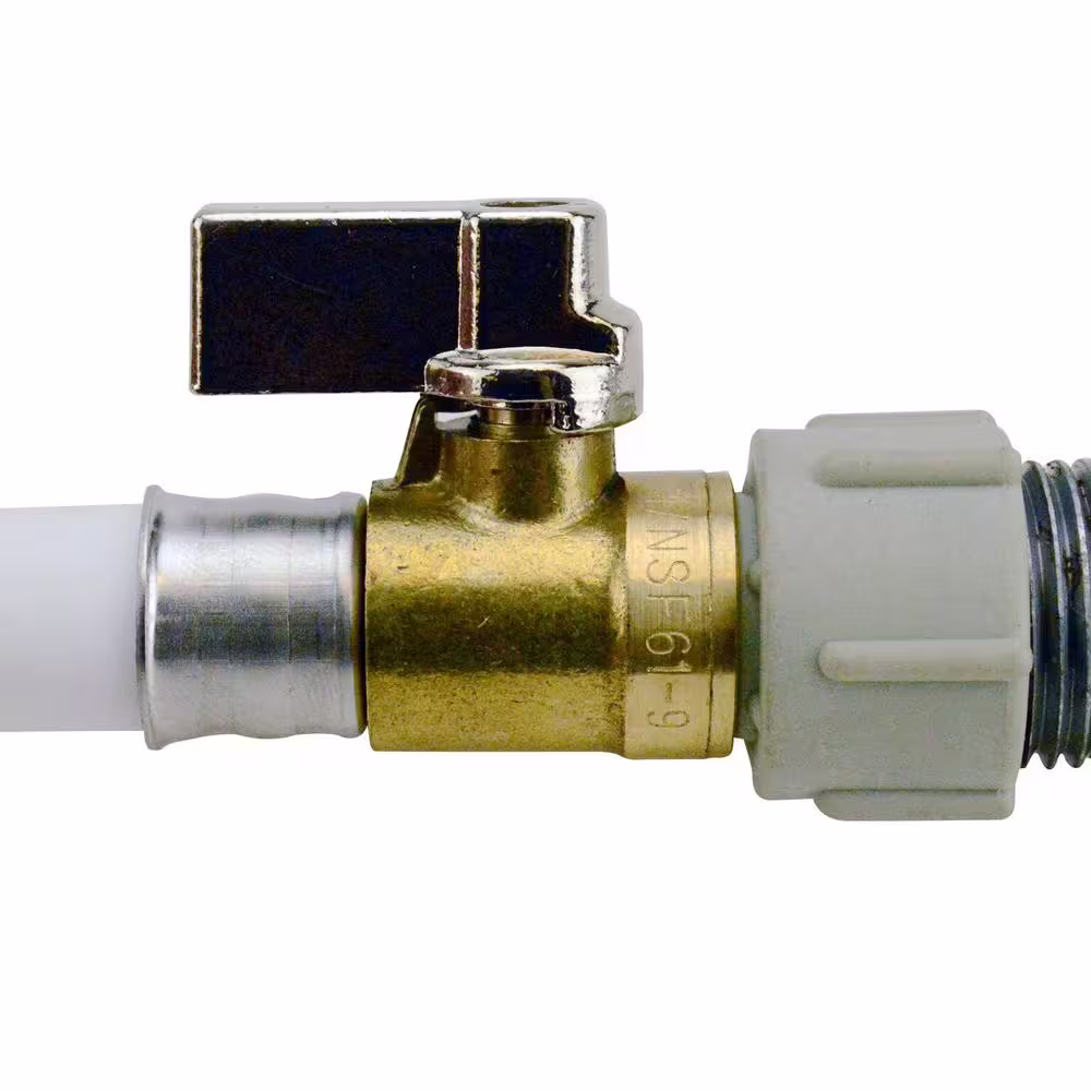 Apollo 1/2 in. PEX-B Barb x 1/2 in. Female Pipe Thread Brass Swivel Ball Valve