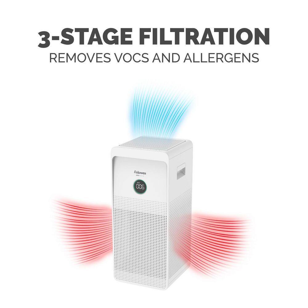 Fellowes AeraMax SE True HEPA Large Room Tower Air Purifier 915 sq. ft. for Allergies, Asthma and Odor, ENERGY STAR