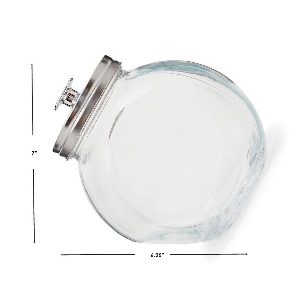 Home Basics 67.5 oz. Glass Medium Candy Jar