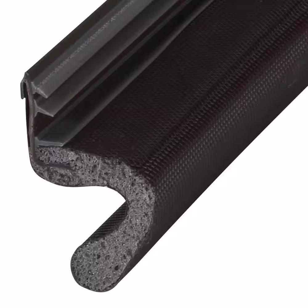 M-D Building Products 1-1/8 in. x 81 in. Interior Brown Vinyl-Clad Door Threshold Replacement Weatherstrip