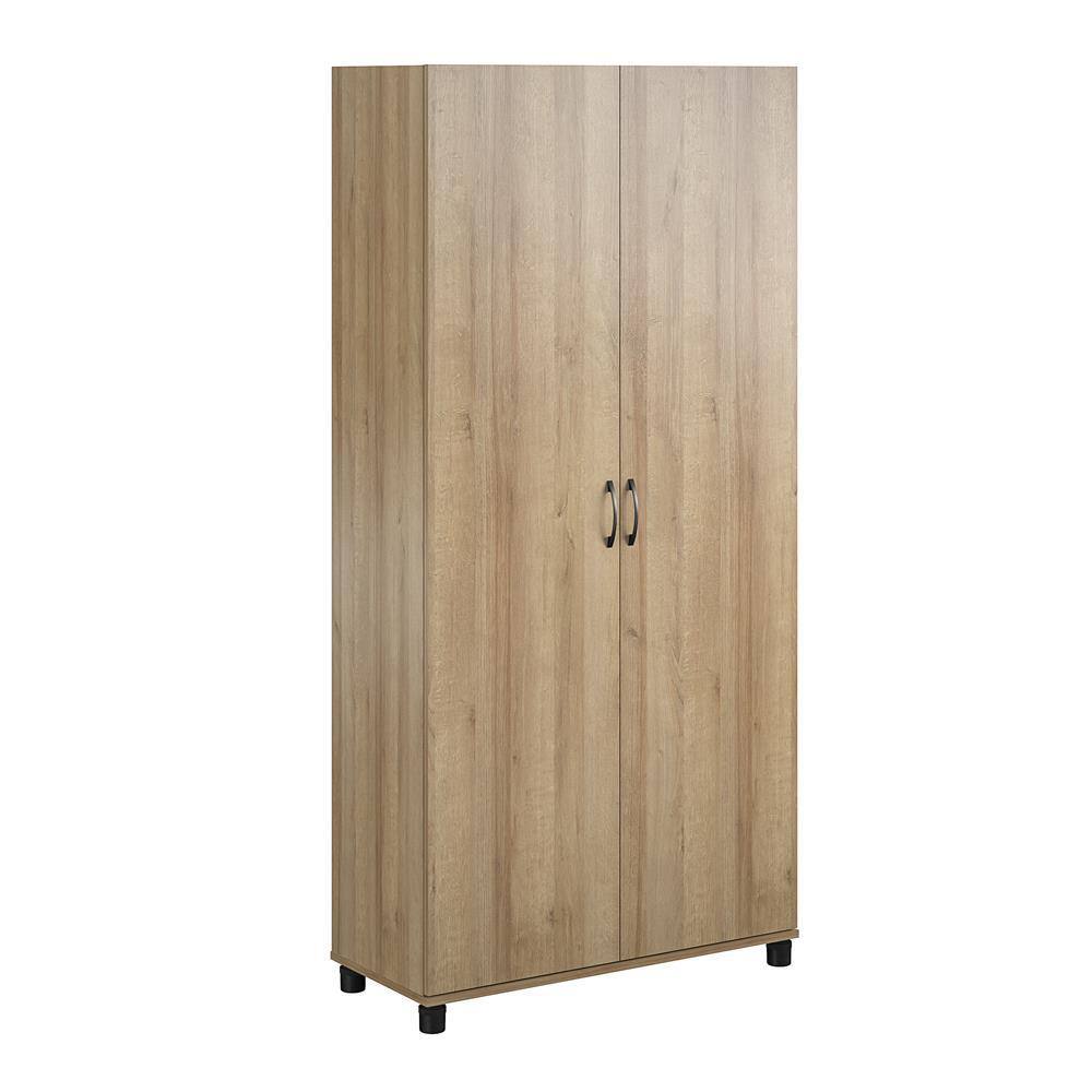 SYSTEMBUILD EVOLUTION Lory 35.68 in. W Wood Closet System, Natural
