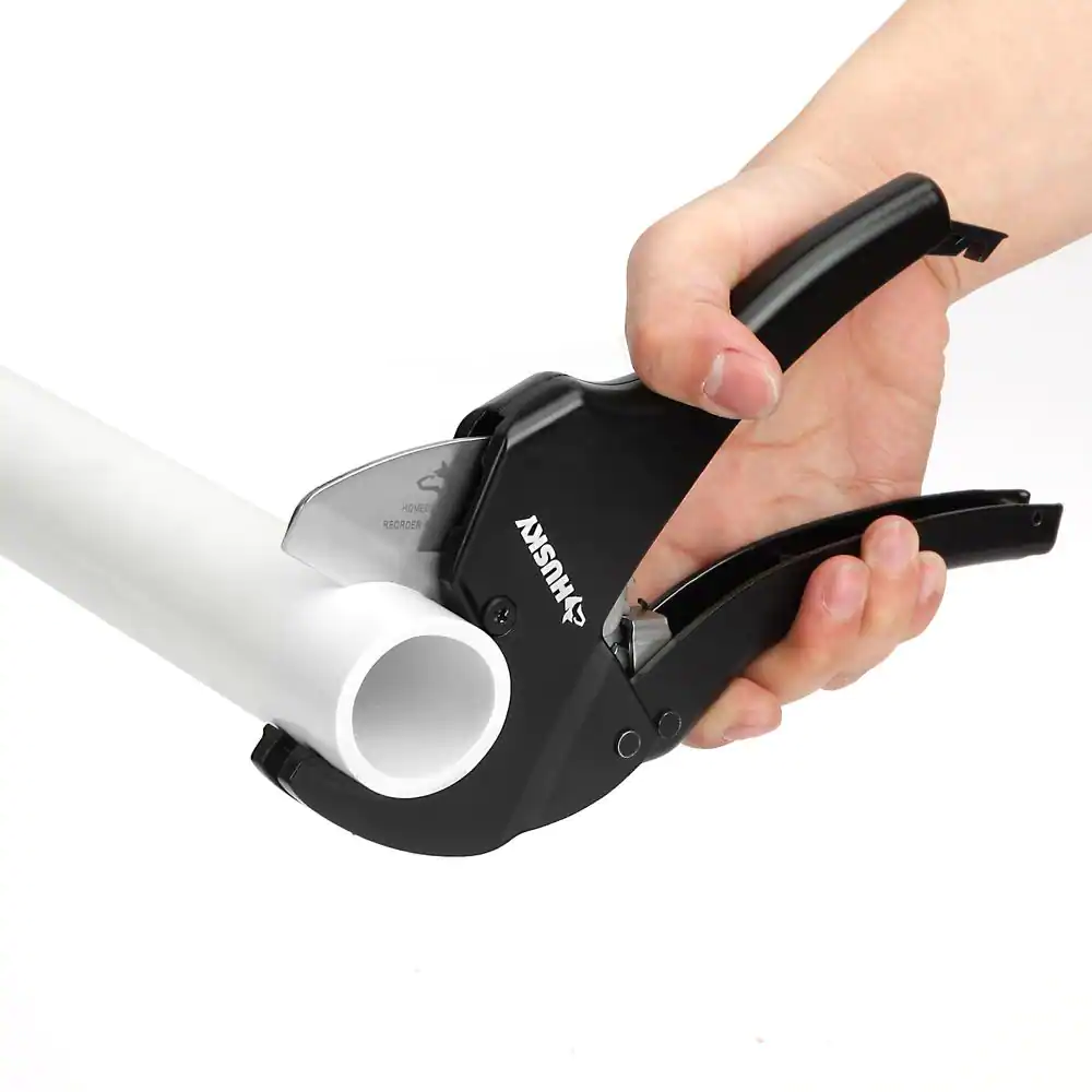 Husky 1-1/4 in. Ratcheting PVC Cutter