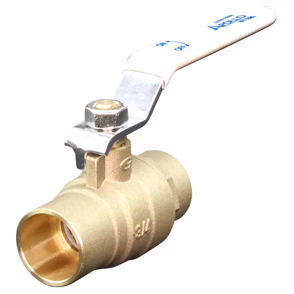 Apollo 3/4 in. x 3/4 in. Lead Free Forged Brass Sweat x Sweat Ball Valve