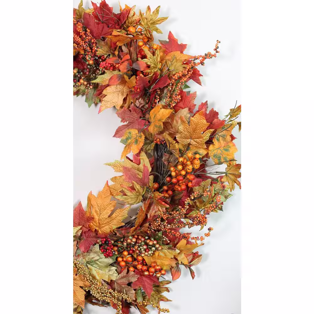 Northlight 32 in. Autumn Harvest Artificial Wreath