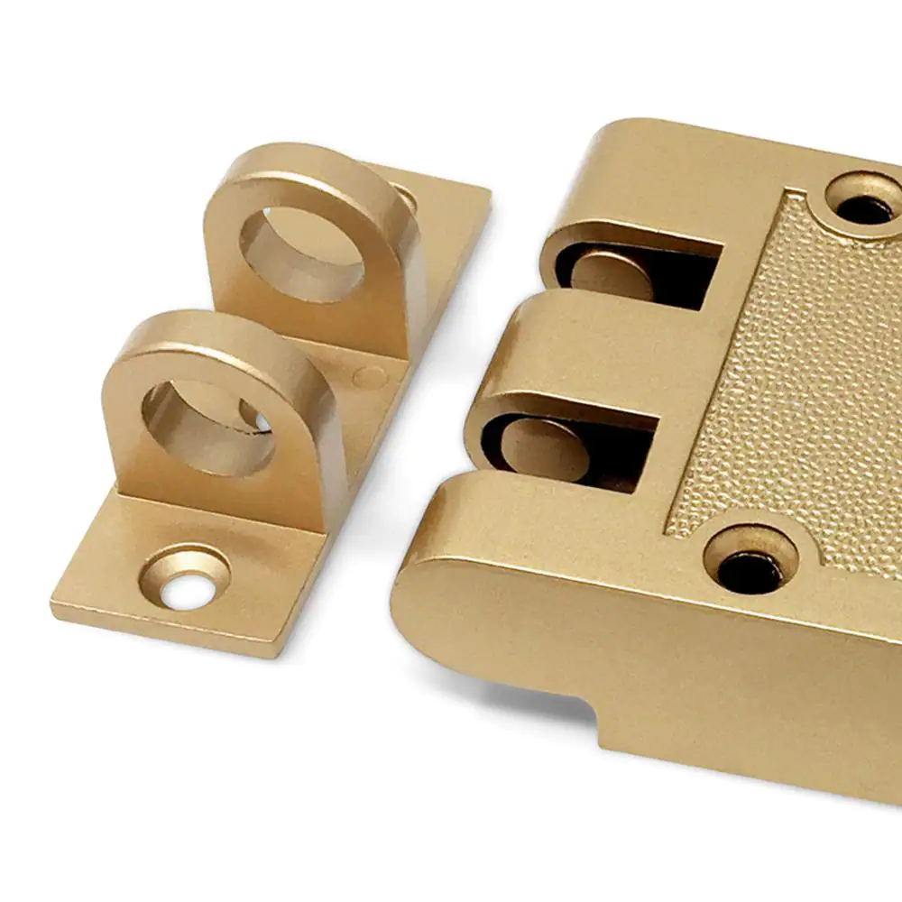 Premier Lock Bronze Lacquer High Security Single Cylinder Jimmy Proof Die Cast Deadbolt Lock with Flat Strike 2 KW1 Keys