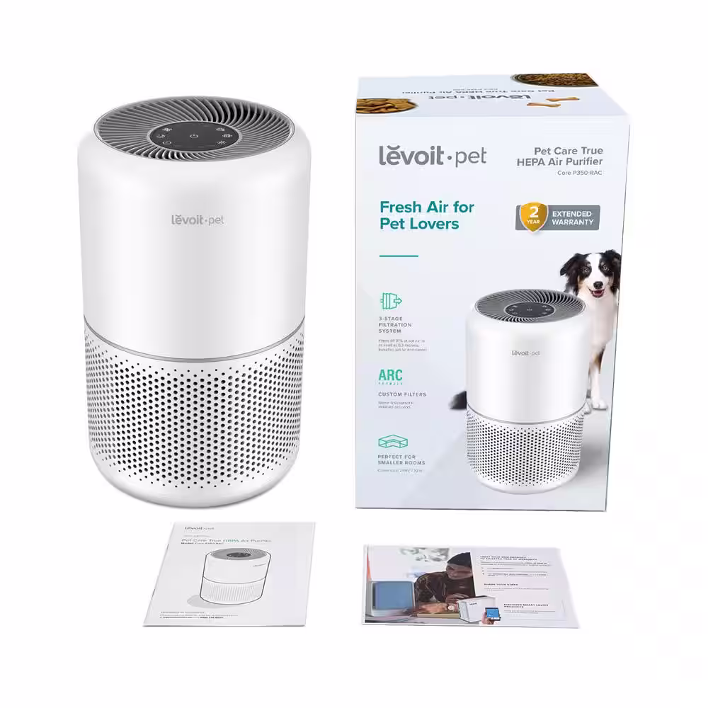 LEVOIT Pet Care True HEPA Air Purifier, 219 sq. ft