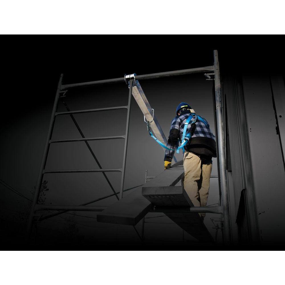 MetalTech 7 ft. Aluminum Horizontal Tie-Off Bar, Safety Improvement Work Tool for Stabilizing Scaffolding Platform