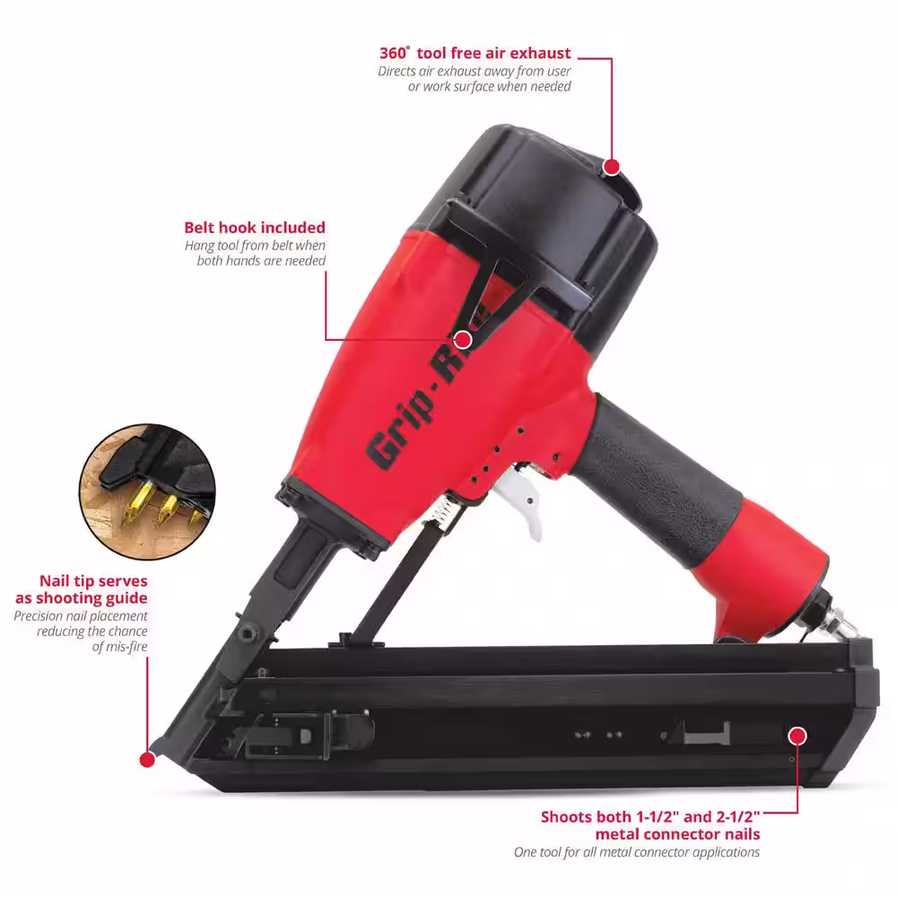 Grip-Rite 2-1/2 in. Single Blow Joist Nailer