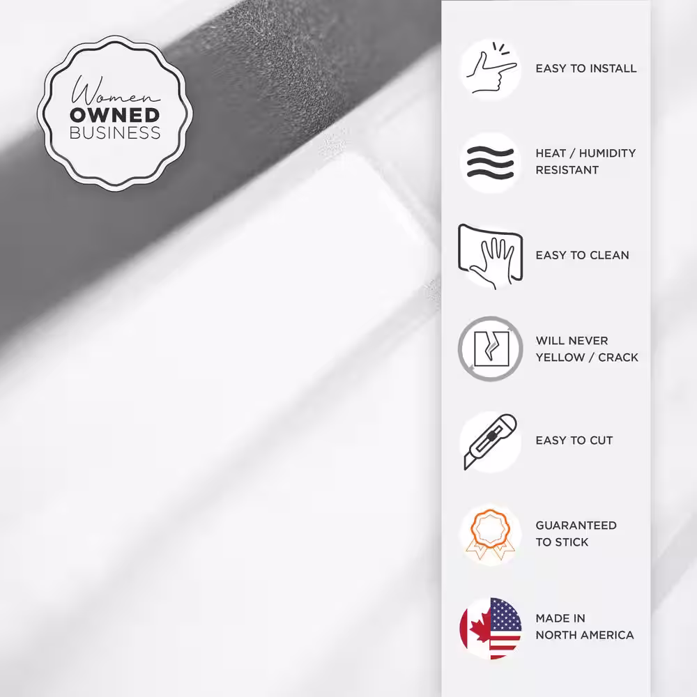 smart tiles Capri Carrera Gray 9.88 in. x 9.70 in. Vinyl Peel and Stick Tile (2.42 sq. ft./ 4-pack)